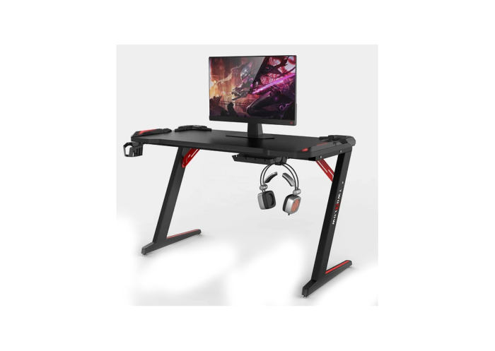 Escritorio Gamer 120 CM RGB Z con Accesorios Integrados