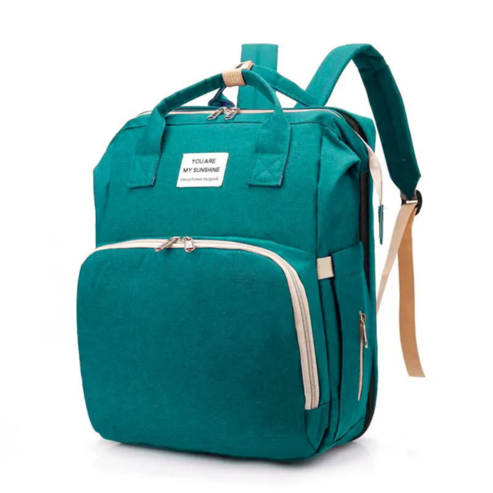 Mochila Pañalera Bebe 3En1 Cuna Mudador
