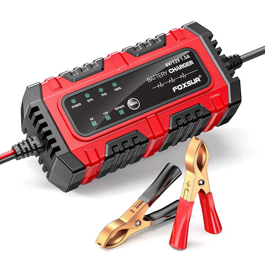 Cargador de Bateria 12V y 6V Autos y Motos - Imagen 2