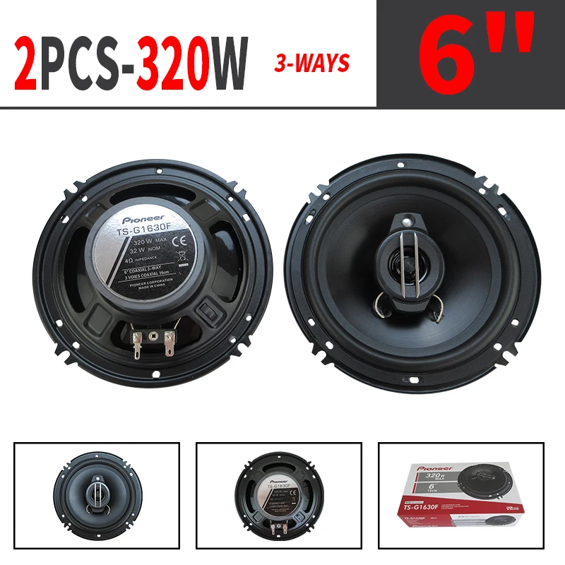 Altavoz Coaxial de 2 Vias para Auto 6 Pulgadas - Imagen 2