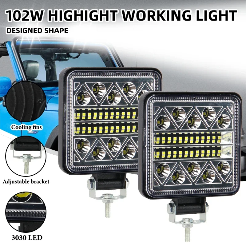 Faro Cuadrado Antiniebla LED 27W - Imagen 2