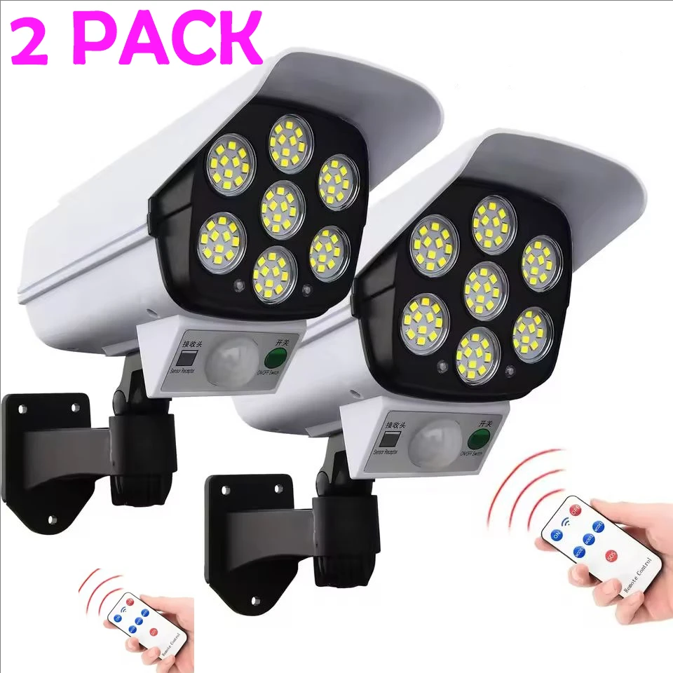 Foco Solar Simula Camara de Seguridad - Imagen 3