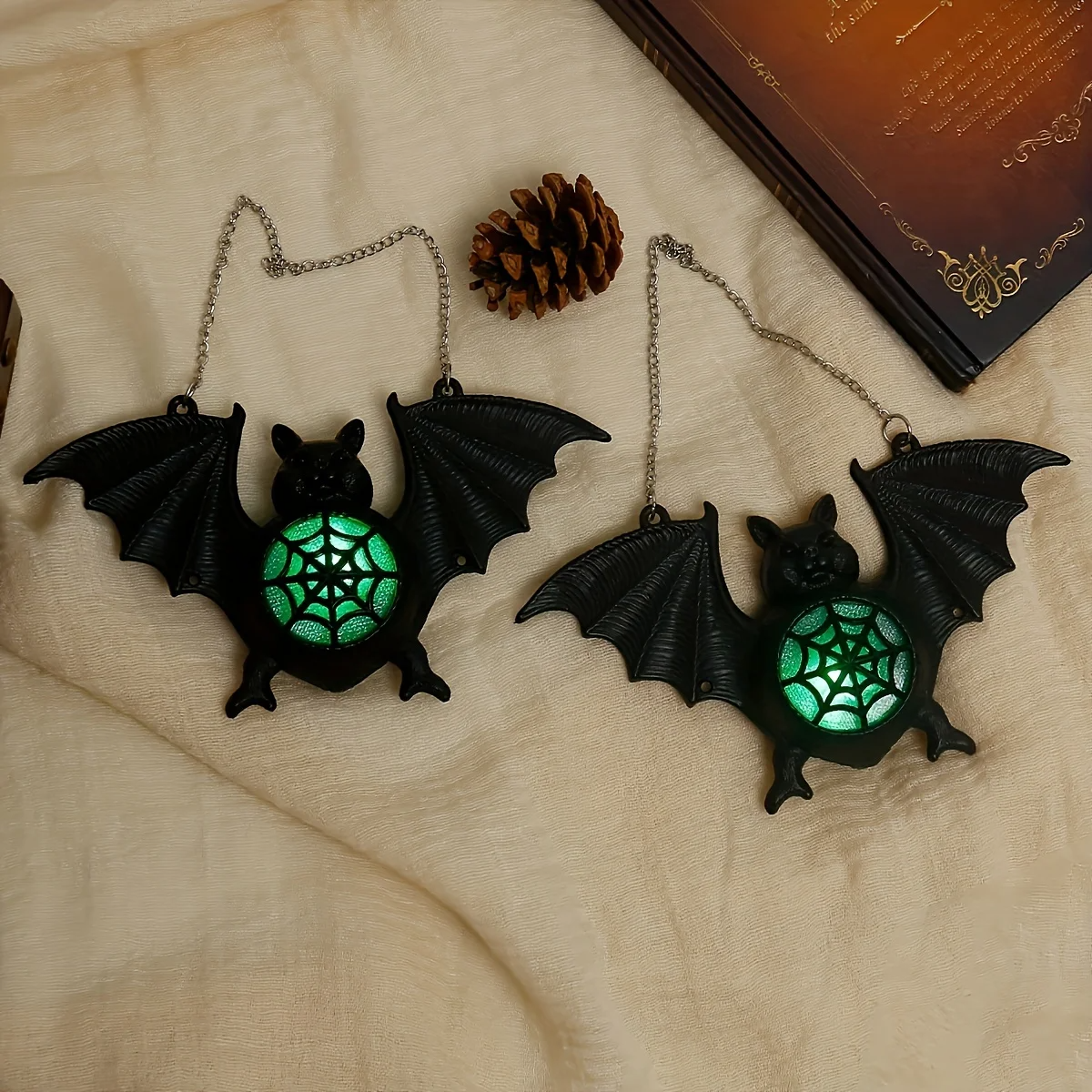 Luz LED de noche de murciélago halloween - Imagen 2