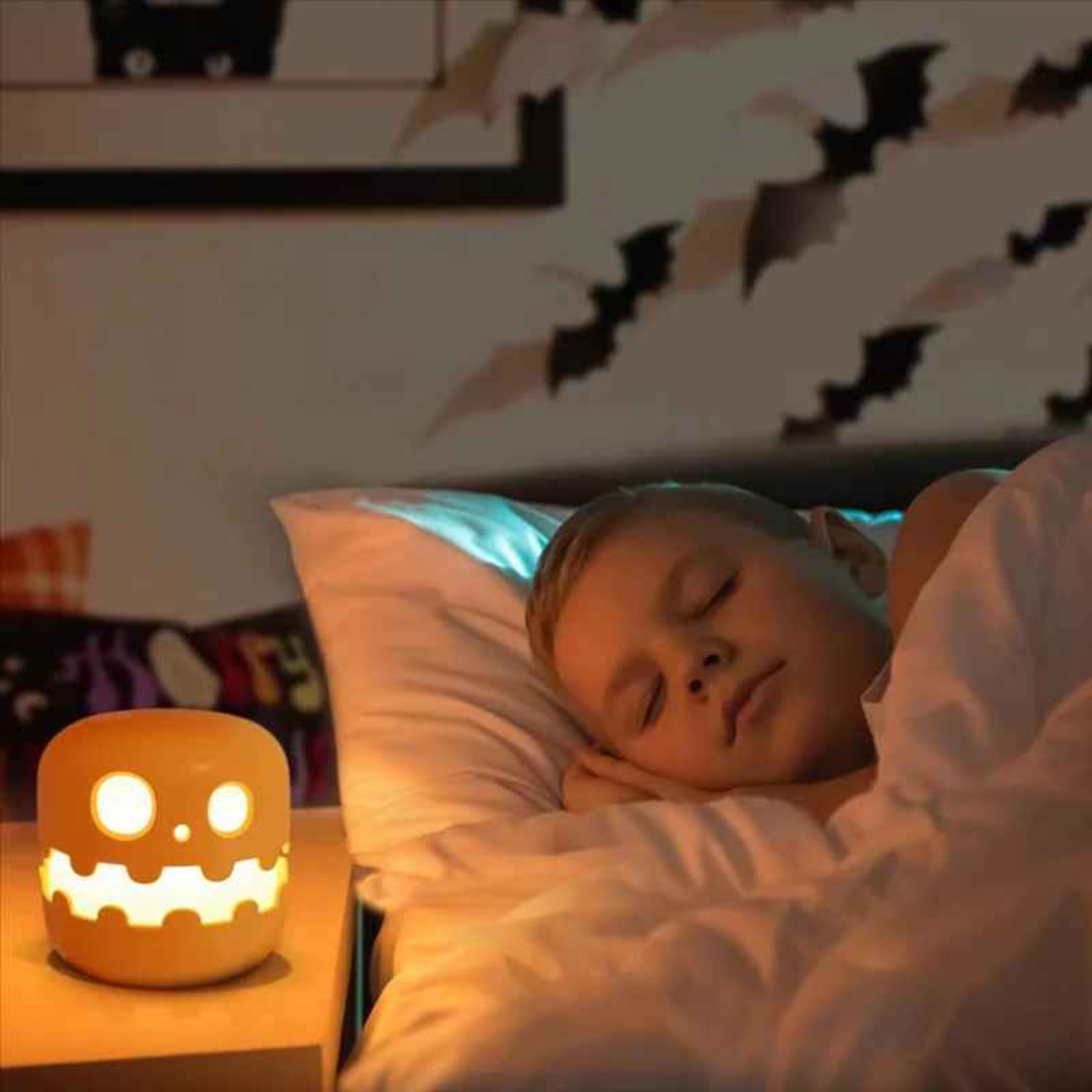 Luz Nocturna Lampara Calabaza Usb - Imagen 2