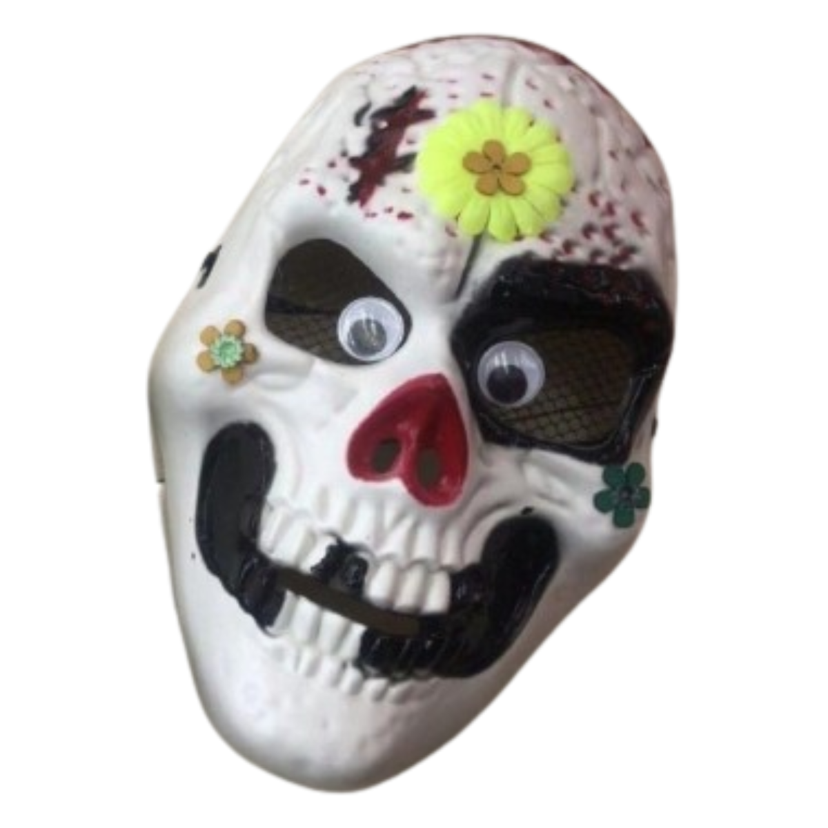 Mascara Halloween Calavera de Neon
