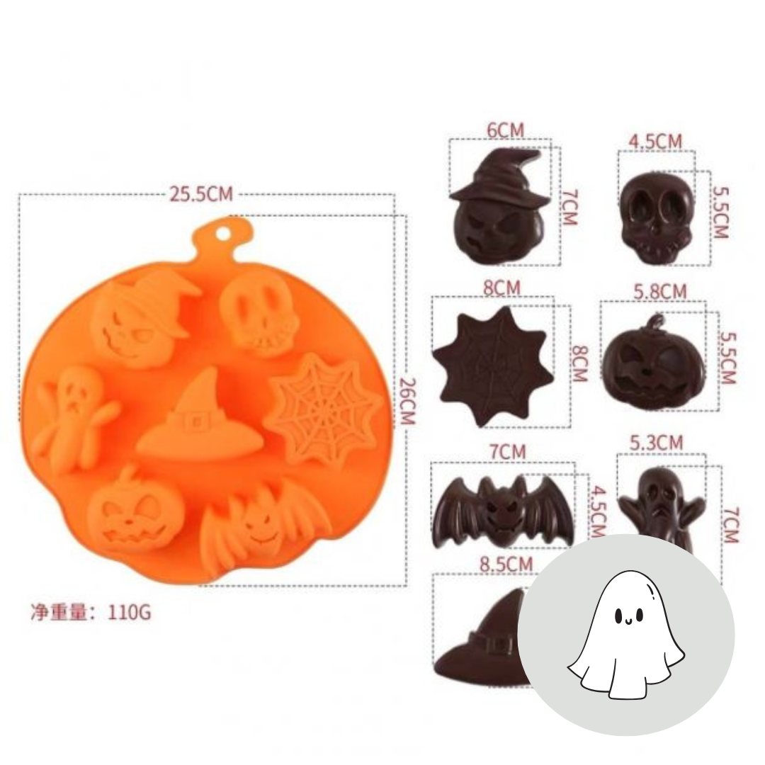 Moldes 7 Espacios Figuras Halloween - Imagen 3