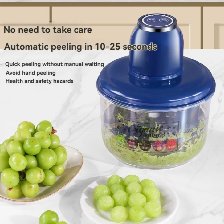 Pelador Eléctrico De Frutas Azul - Imagen 3
